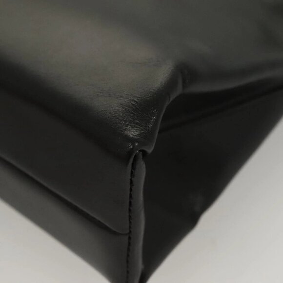 PRADA Hand Bag Leather Black Auth bs26480 - Picture 4 of 16